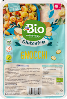 Nudeln, Gnocchi, glutenfrei dmBio