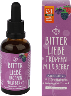 Bitterstoffe Tropfen Mild Berry BitterLiebe