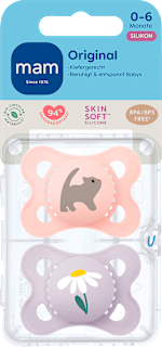 Schnuller Original Pure rosa/flieder 6-16 Monate mam
