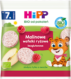 Malinowe wafelki ryżowe BIO HiPP