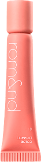 balzám na rty Color Lip Matte 01 Peach Puff rom&nd
