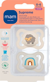 Schnuller Supreme beige 0-6 Monate mam