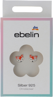 Otroški uhani - lisičke, srebro 925 ebelin