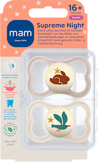 Schnuller Supreme Night beige 16+ Monate mam