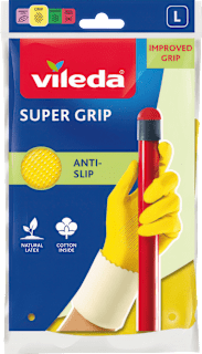 Haushaltshandschuhe Der Griffige Größe L (1 Paar) Vileda