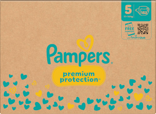 Windeln Premium Protection Gr. 5 Junior (11-16 kg) Monatsbox Pampers