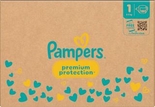 Windeln Premium Protection Gr. 1 Newborn (2-5 kg) Monatsbox Pampers