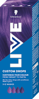 Farbiace kvapky na vlasy - Orchid Purple Schwarzkopf LIVE