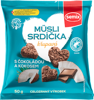 müsli srdíčka čoko-kokos Semix