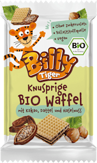 Kindersnack Knusprige Bio Waffel ab 3 Jahren Billy Tiger