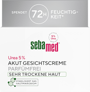 Gesichtscreme Akut Urea 5% sehr trockene Haut sebamed