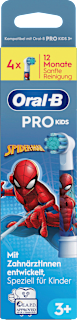 Aufsteckbürsten Kinder PRO Spiderman, ab 3 Jahren Oral-B