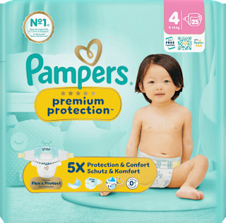 Windeln Premium Protection Gr. 4 Maxi (9-14 kg) Pampers