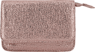 Kosmetiktasche Glitzer rosé manòu