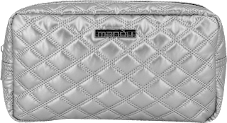 Kosmetiktasche silber  manòu