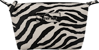 Kosmetiktasche Zebra creme/schwarz manòu