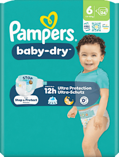 Windeln Gr. 6 XL (13-18 kg) Pampers baby-dry