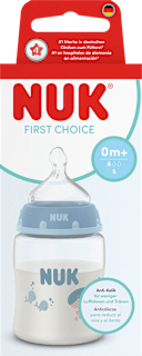 Babyflasche First Choice blau, von Geburt an, 150 ml  NUK