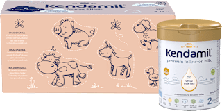 Následná dojčenská mliečna výživa 2 + darček Kendamil