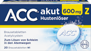 ACC akut 600 mg Z Hustenlöser Acetylcystein, Brausetabletten  ACC