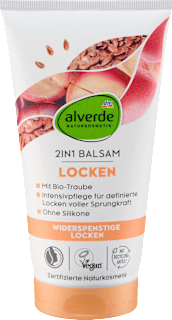 balzám na vlnité vlasy 2 v 1 alverde NATURKOSMETIK