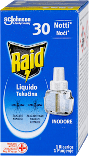 Polnilo za električni aparat proti komarjem Liquido Classic Raid