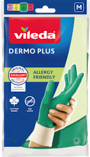 Haushaltshandschuhe Dermo Plus Größe M (1 Paar) Vileda
