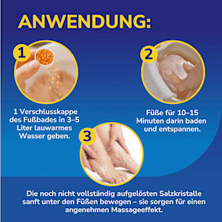 Fußbad Vitalisierend müde & beanspruchte Füße mit Urea  Scholl