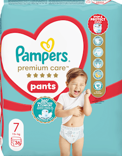 Гащички Premium Care, размер 7 (15+ kg) Pampers Premium Care