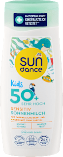 Слънцезащитно мляко за деца Sensitive, SPF 50+ sundance