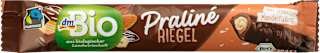 Schokoriegel Praliné mit Mandelfüllung dmBio