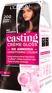 Boja za kosu – 200 Ebony Black L'ORÉAL PARiS CASTING Crème Gloss