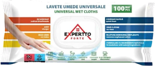 Lavete umede cu bicarbonat și oțet Hygienium