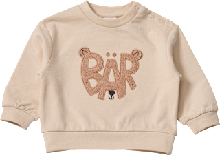 Sweatshirt mit Bär-Motiv, beige, Gr. 68 ALANA
