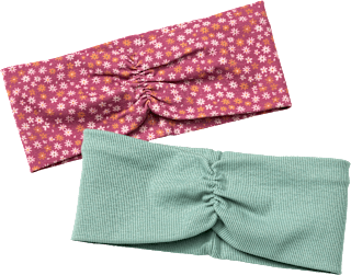 Stirnbänder, grün + lila, Gr. 52/53 ALANA