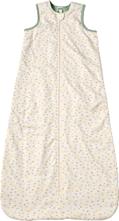 Schlafsack 1 TOG mit Allover-Muster, weiß, 130 cm ALANA