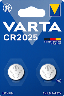 Professional Electronics CR2025 Lithium Knopfbatterien Varta