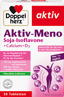 Aktiv-Meno Soja-Isoflavone + Calcium + Vitamin D3 Tabletten 30 St. Doppelherz