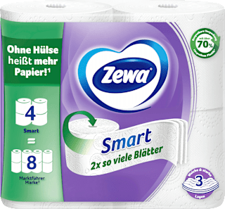 Toilettenpapier Smart 3-lagig (4x300 Blatt) Zewa