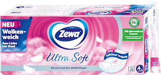 Toilettenpapier Ultra Soft 4-lagig (20x150 Blatt) Zewa