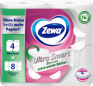 Toilettenpapier Ultra Smart 4-lagig (4x280 Blatt) Zewa