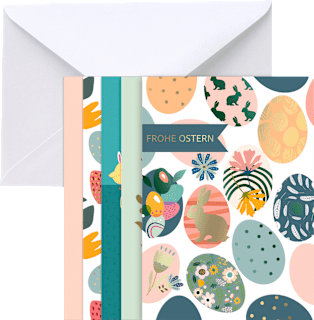 Grußkarte Ostern Mehrstückpackung CACTUS