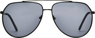 Слънчеви очила за възрастни стил Авиатор, черни sundance