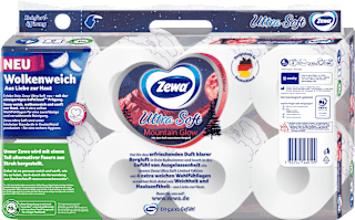 Toilettenpapier Ultra Soft (8x150 Blatt) Zewa