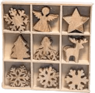 Decor din lemn motive Crăciun OTHMAR DECORATIONS