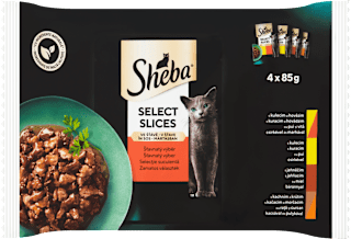 kapsičky pro kočky Select Slices 4x85g, multipack Sheba