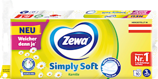 Toilettenpapier Simply Soft Kamille 3-lagig Zewa