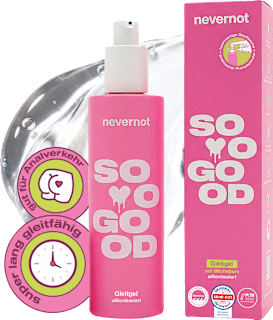 Gleitgel soo good mit Milchsäure, silikonbasiert  nevernot
