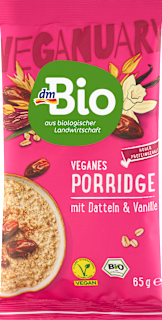 Porridge mit Vanille-Dattel dmBio
