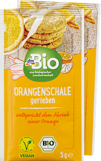 Orangenschale gerieben (2x5 g) dmBio